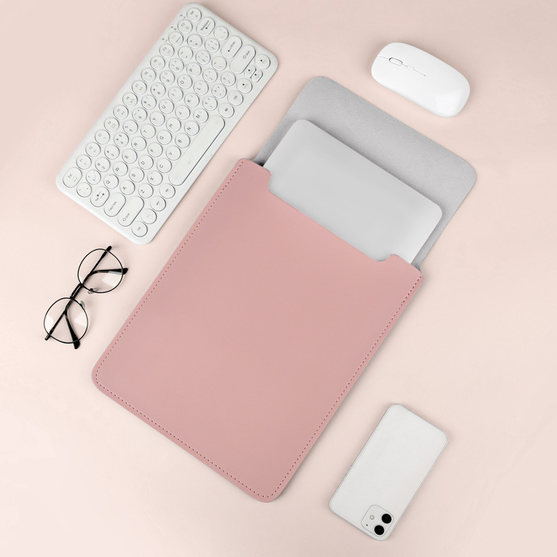 Túi bao da chống sốc dành cho máy tính, macbook, laptop, ipad, surface kiêm tấm lót di chuột chống nước - Hàng chính hãng