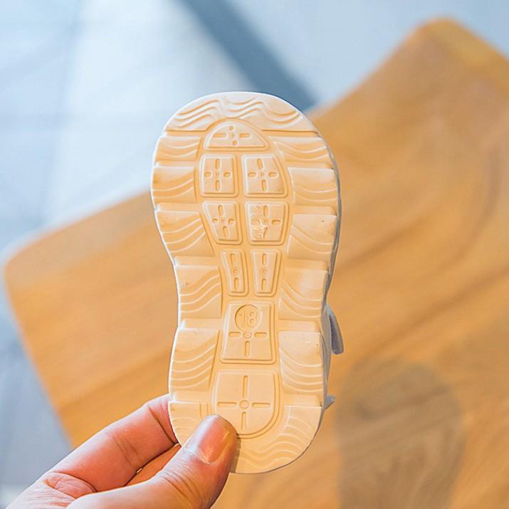 Sandal Bé Trai Quai Hậu Mũi Cao Chống Trơn Chống Vấp Cho Bé Từ 0 - 2 Tuổi