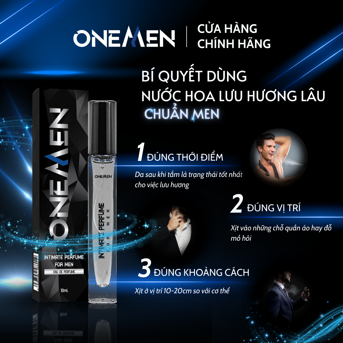 Nước Hoa Cho Phái Mạnh Intimate Perfume For Men (10ml) ONEMEN