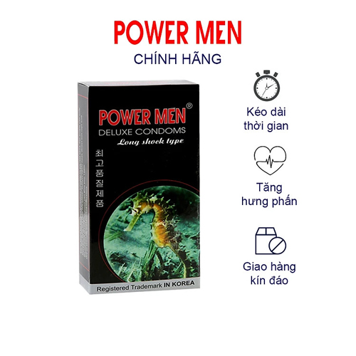 Bao Cao Su Power Men Long Shock 12 Chiếc