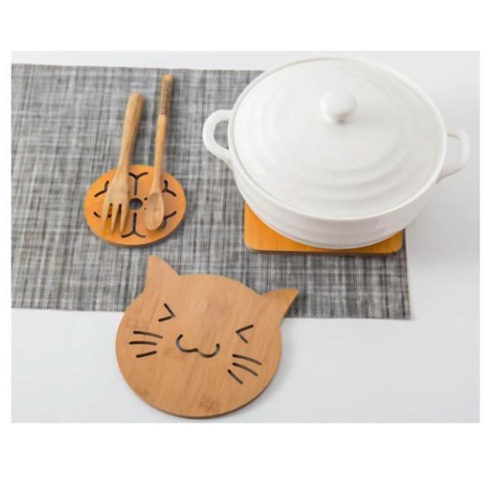 Miếng Lót Gỗ Cách Nhiệt Bàn Ăn, Nhà Bếp - Hàng Chất Lượng