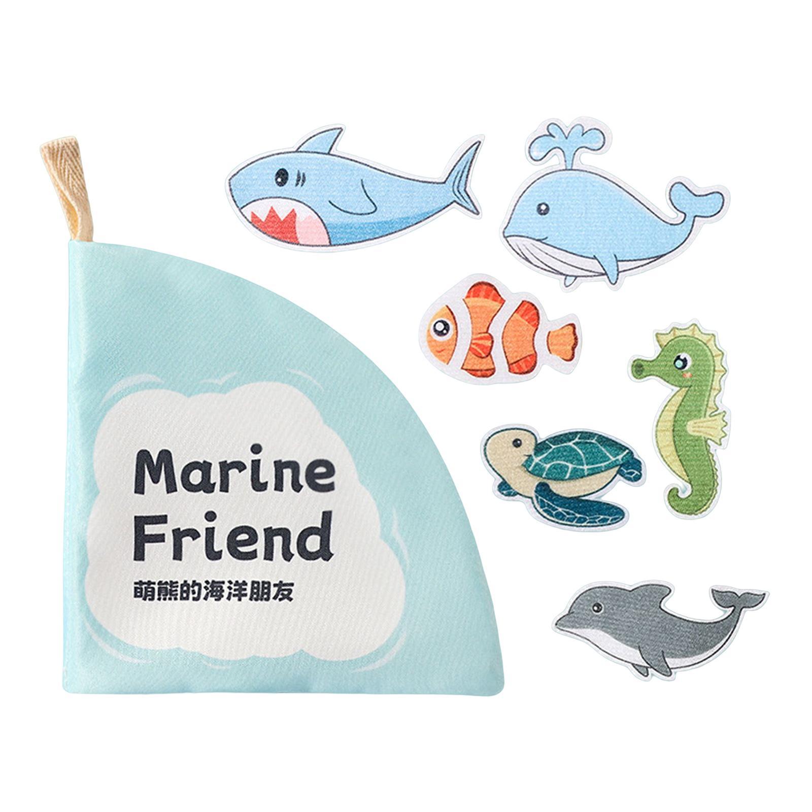 Cartoon First Book Early Educational Sensory Toy Memory Rustling Sound for Toddlers Baby
