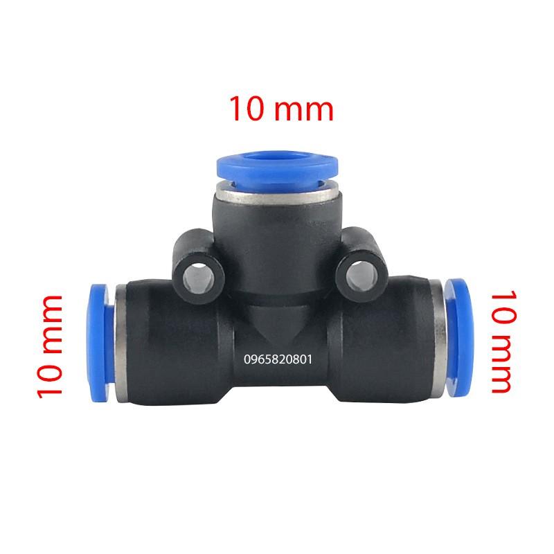 Đầu cút nối nhanh chữ T ống 6,8,10,12