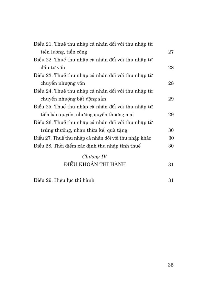 Luật Thuế thu nhập cá nhân năm 2025