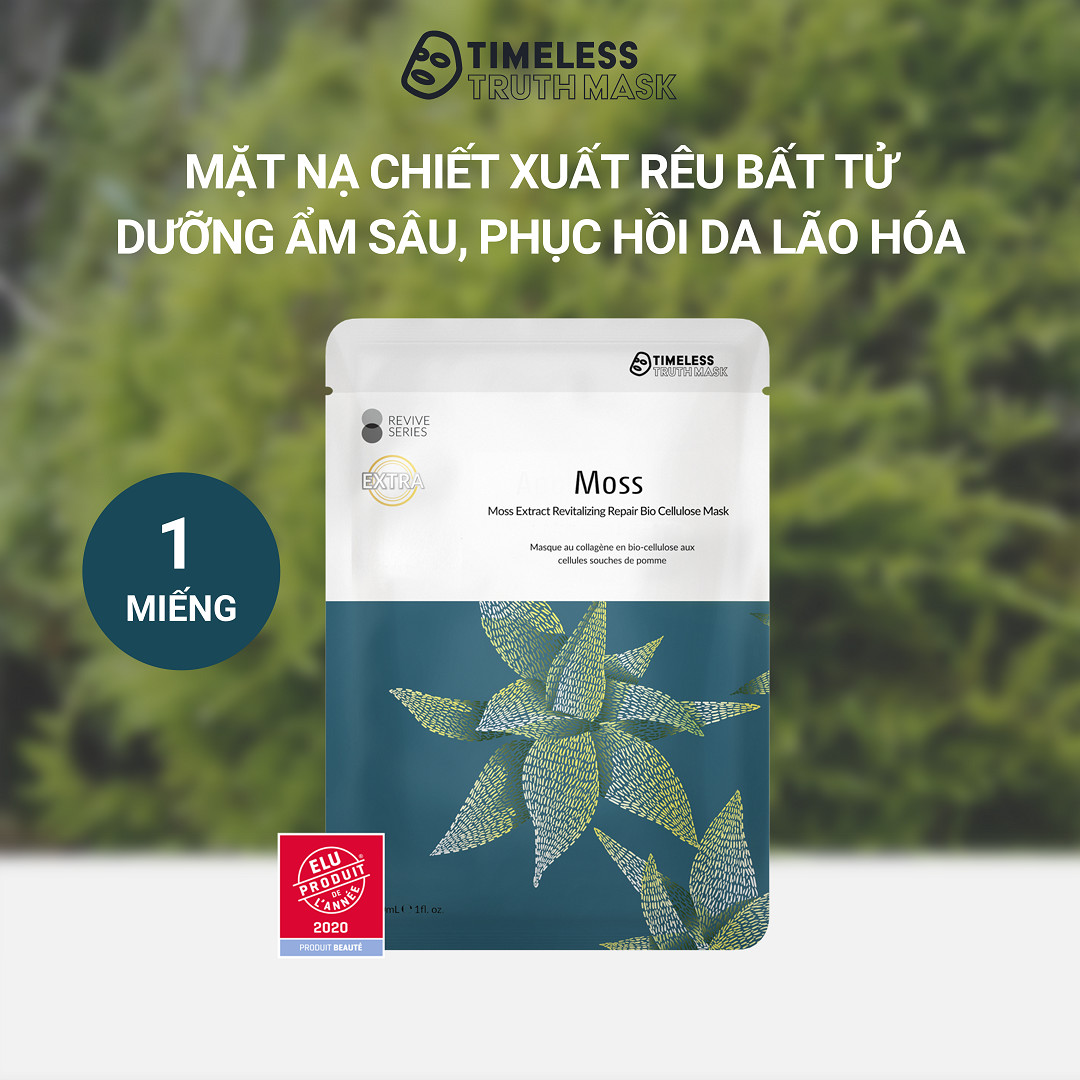 Mặt nạ phục hồi da, chống lão hoá chiết xuất từ Rêu Timeless Truth Mask - Moss Extract