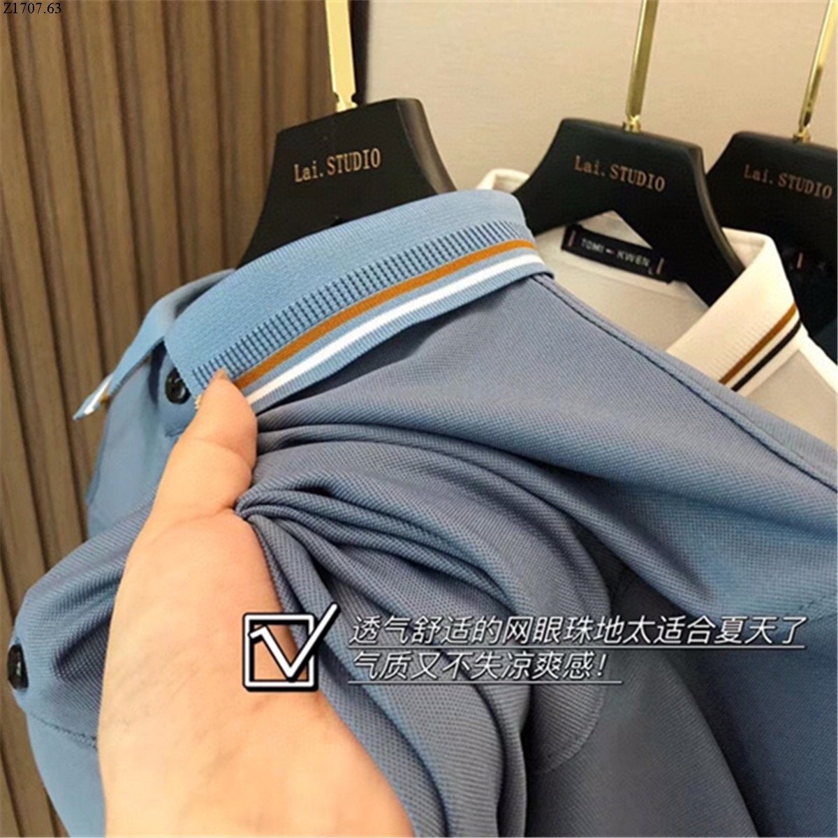 Áo Polo Nam Ngắn Tay Cổ Bẻ Tay Lỡ Vải Cá Sấu Cotton Phong Cách Trẻ Trung Chuẩn From