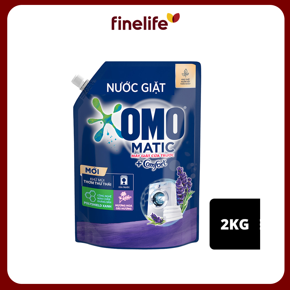 Nước giặt Omo matic cửa trước khử mùi thư thái túi 2kg - 3501219