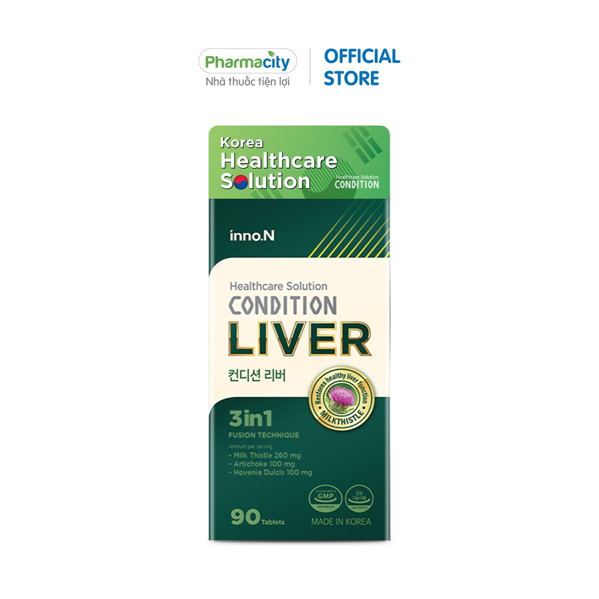 Viên uống giải độc, tăng cường chức năng gan Inno.N Condition Liver