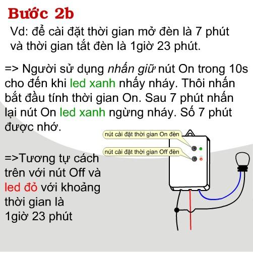 Công tắc hẹn giờ tự động bật tắt luân phiên TM3C