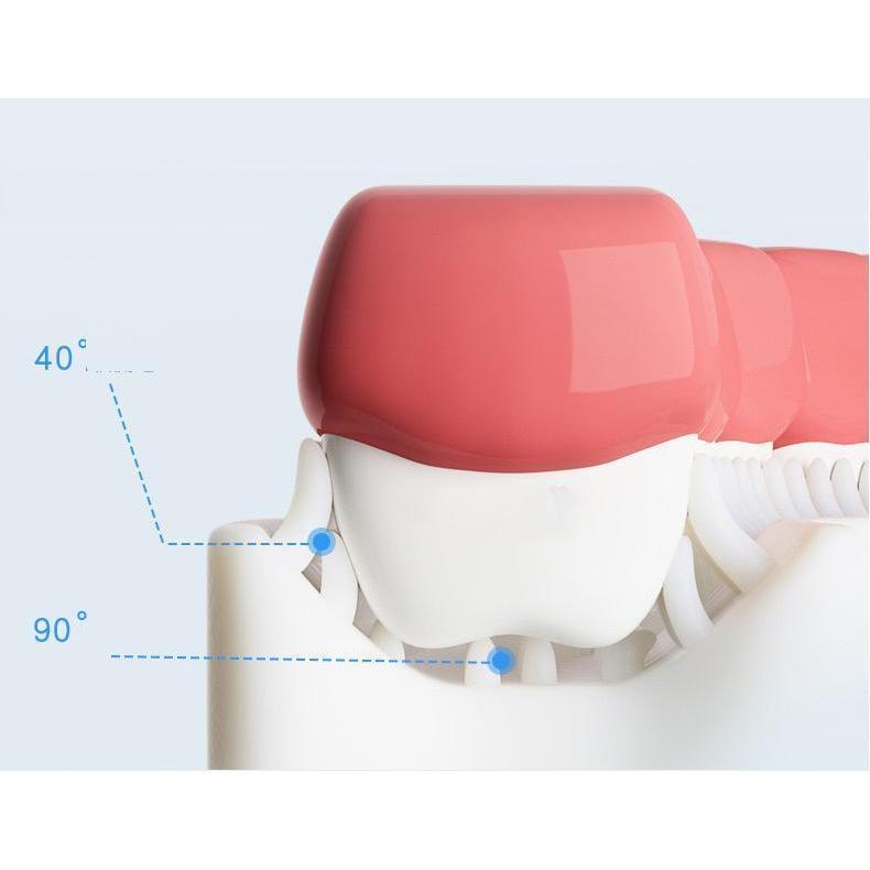 Bàn Chải Đánh Răng Hình Chữ U Cho Bé Xoay 360 Độ