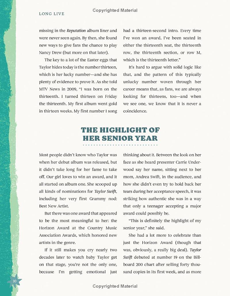 Sách ngoại văn: Long Live - The Definitive Guide To The Folklore And Fandom Of Taylor Swift