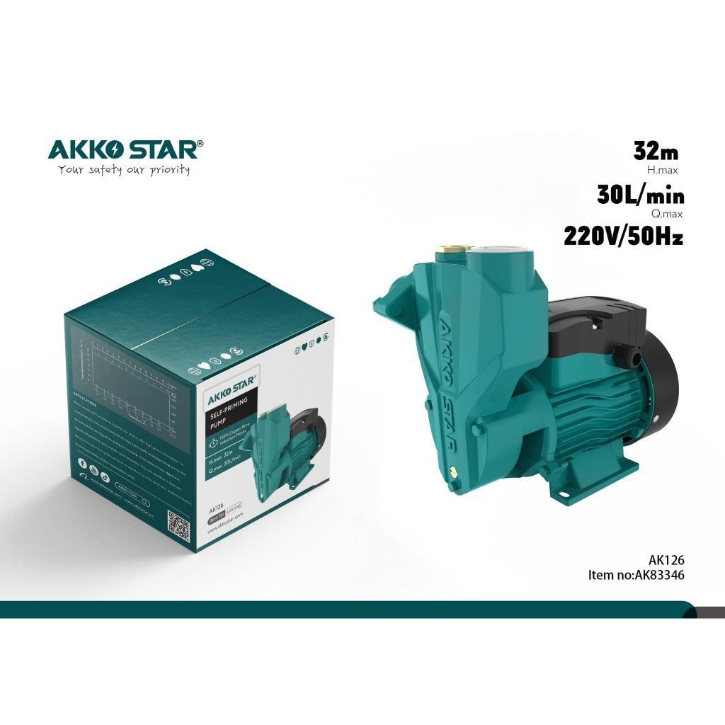 MÁY BƠM NƯỚC 0.5HP 126A (83346) AKKO STAR   - HÀNG CHÍNH HÃNG