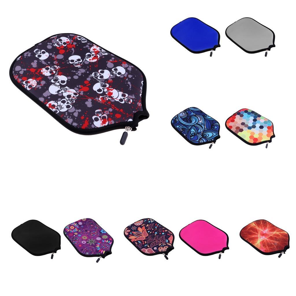 Premium Neoprene Pickleball Paddle Cover Zipper Sleeve Protective Case