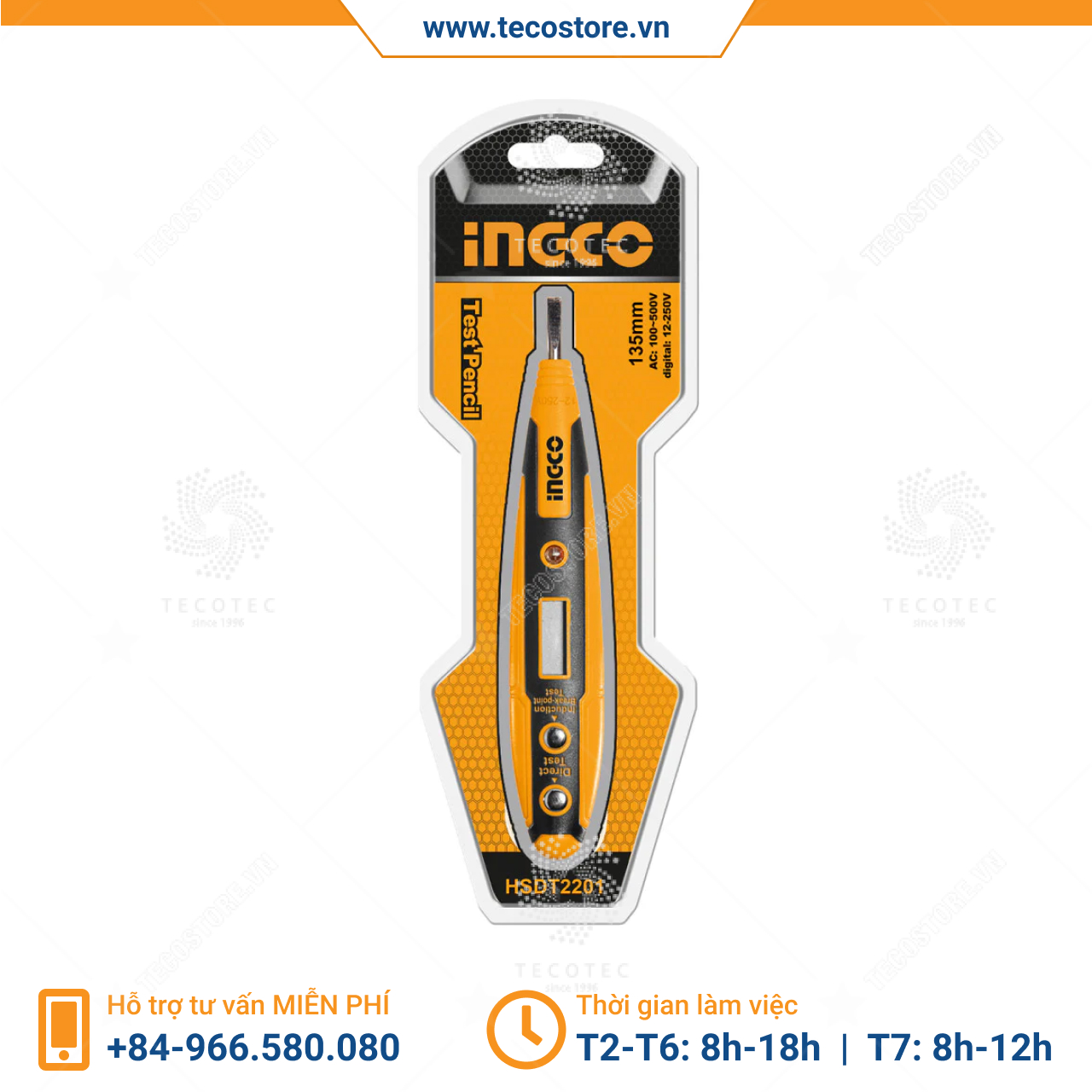 Bút thử điện điện tử INGCO HSDT2201