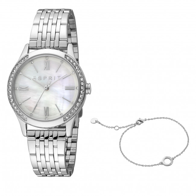 Đồng hồ đeo tay nữ hiệu ESPRIT ES1L345M0045; kèm lắc tay  ESGW0278BR