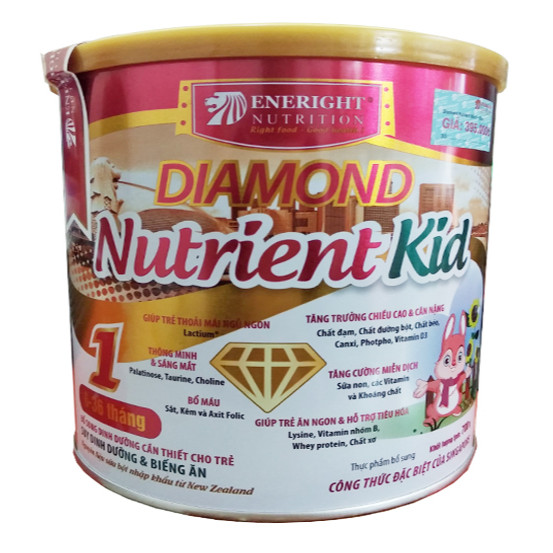 Eneright Diamond Nutrient Kid 1 900 gr : cho trẻ suy dinh dưỡng thấp còi từ 6- 36 tháng