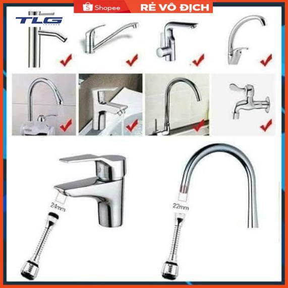 Đầu rửa  vòi sen Tăng áp chậu rửa bát 206785 quay 360 độ