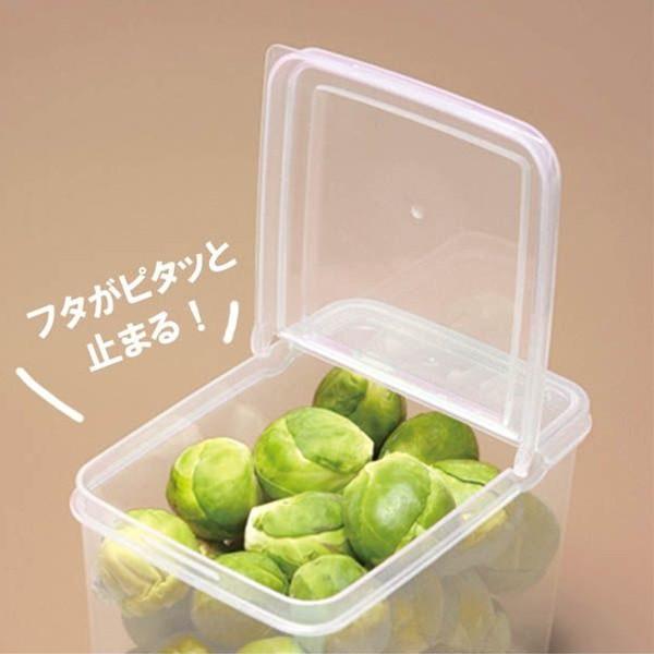 Hộp nhựa đựng thực phẩm, đồ khô nắp liền Lock Pack nhựa trong thiết kế thông minh nội địa Nhật Bản