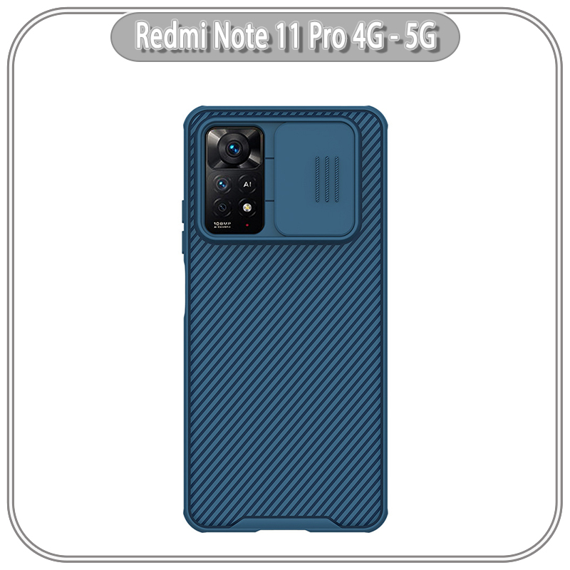 Ốp lưng cho Xiaomi Redmi Note 11 Pro 4G 5G quốc tế Nillkin CamShield che camera - hàng nhập khẩu