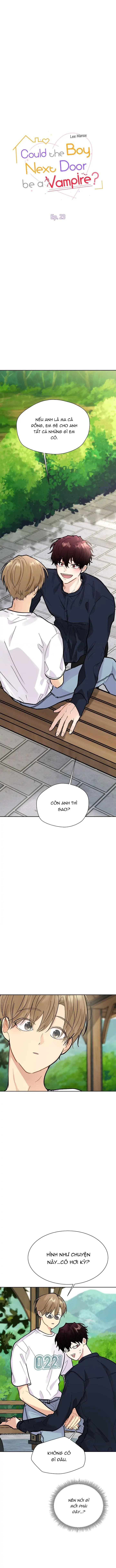 lỡ hàng xóm nhà bên là ma cà rồng thì sao?! chapter 23 3