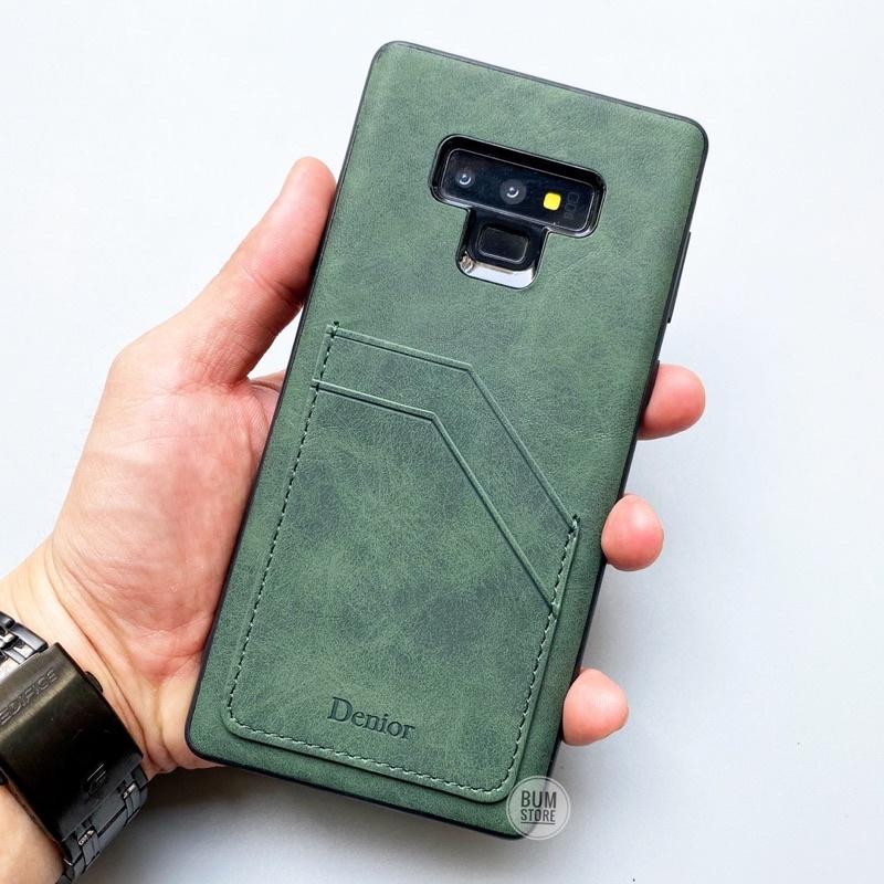 Ốp lưng da cao cấp cho Samsung Galaxy Note 10 / Note 10 Plus / S10 Plus / Note 9 / S10 5G Có Ngăn Bỏ Thẻ ATM