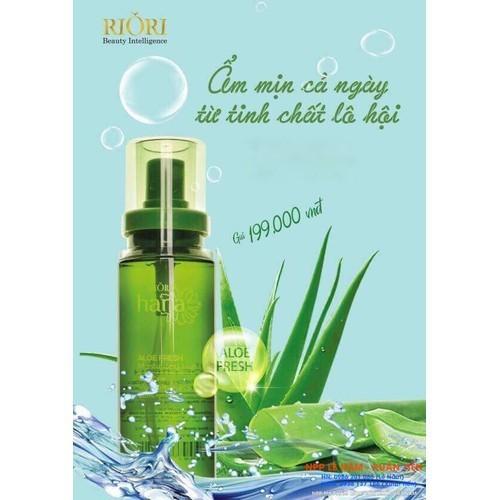 Xịt Khoáng Dưỡng Ẩm RIORI Aloe Fresh 80ml – Xịt Cấp Ẩm Cho Da Tức Thời, Giúp Thư Giãn, Giảm Stress…