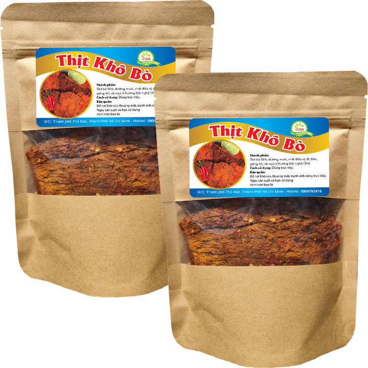 1Kg Thịt Bò Khô Mềm Cay Chất Lượng Chuẩn Hàng Công Ty