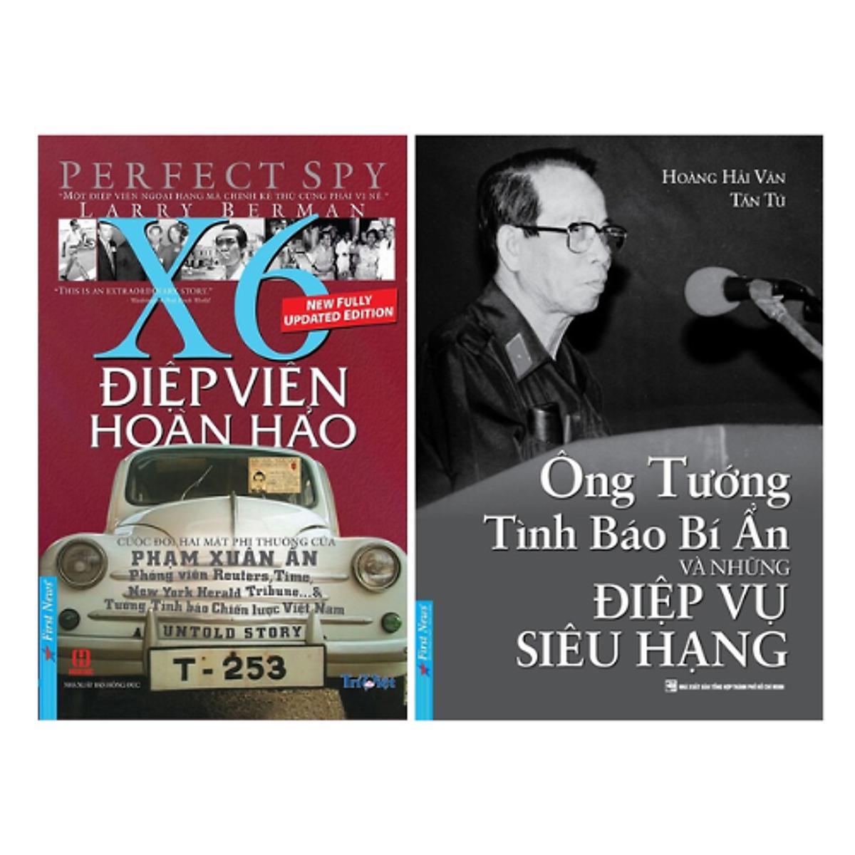 Sách - Điệp Viên Hoàn Hảo X6 + Ông Tướng Tình Báo Và Các Điệp Vụ Siêu Hạng - First News
