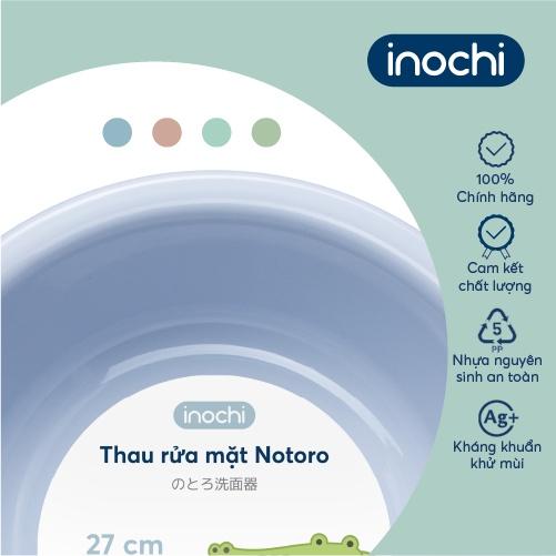 Thau rửa mặt Inochi -NOTORO 27 cm Màu sắc: Trắng ngọc, hồng nhạt, xanh nhạt