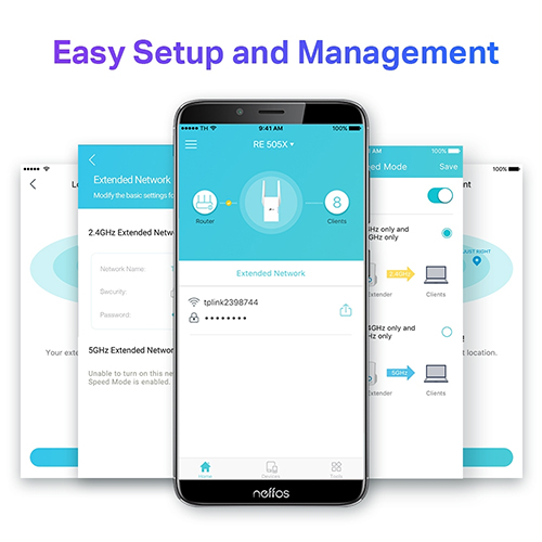 Bộ mở rộng sóng Wifi TP-Link Wifi 6 RE505X - Hàng chính hãng