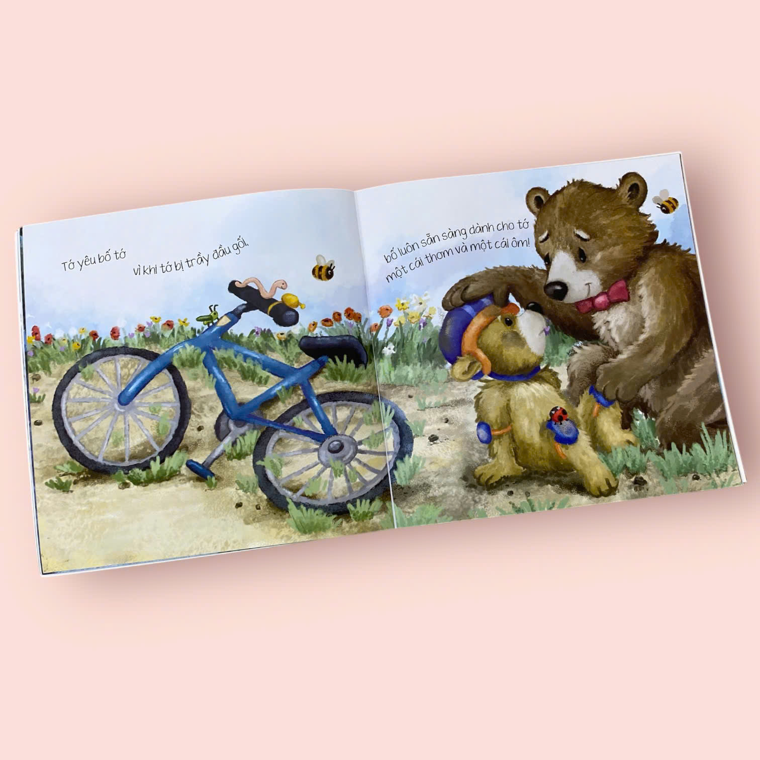 Sách cho bé - Tớ Yêu Bố Tớ - Sách tranh - Dành cho trẻ 2-6 tuổi