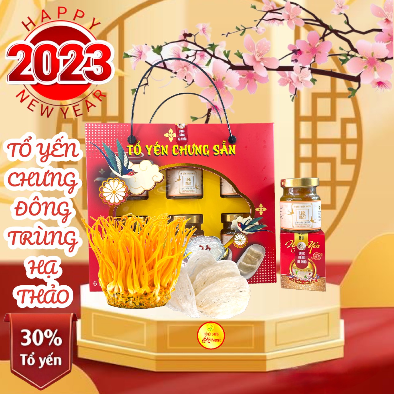 Yến Chưng Đông Trùng Hạ Thảo Like Nest
