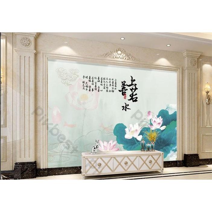 Tranh dán tường Tranh dán tường tranh nguyên tấm lớn có keo sẵn MS136119