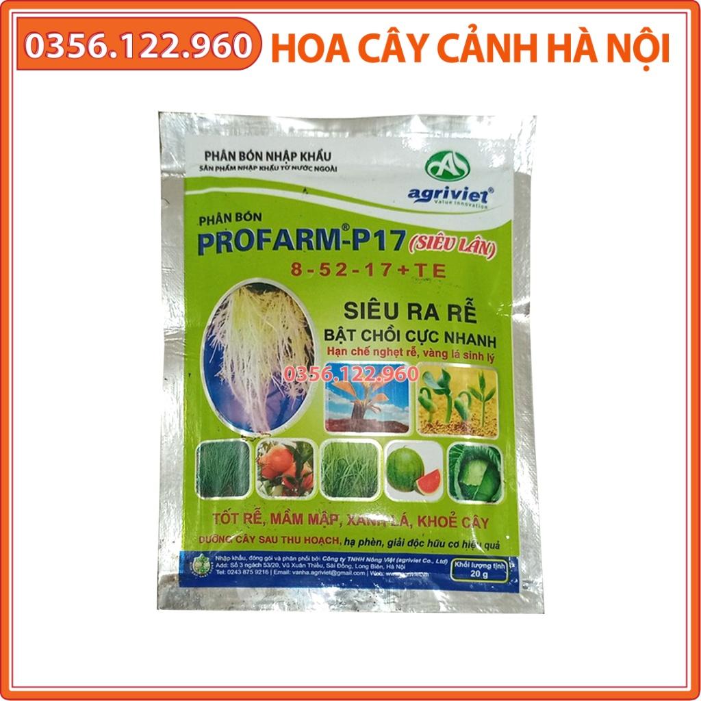 Phân bón Profarm -P17 8- 52-17 + TE siêu ra rễ, bật chồi cực nhanh