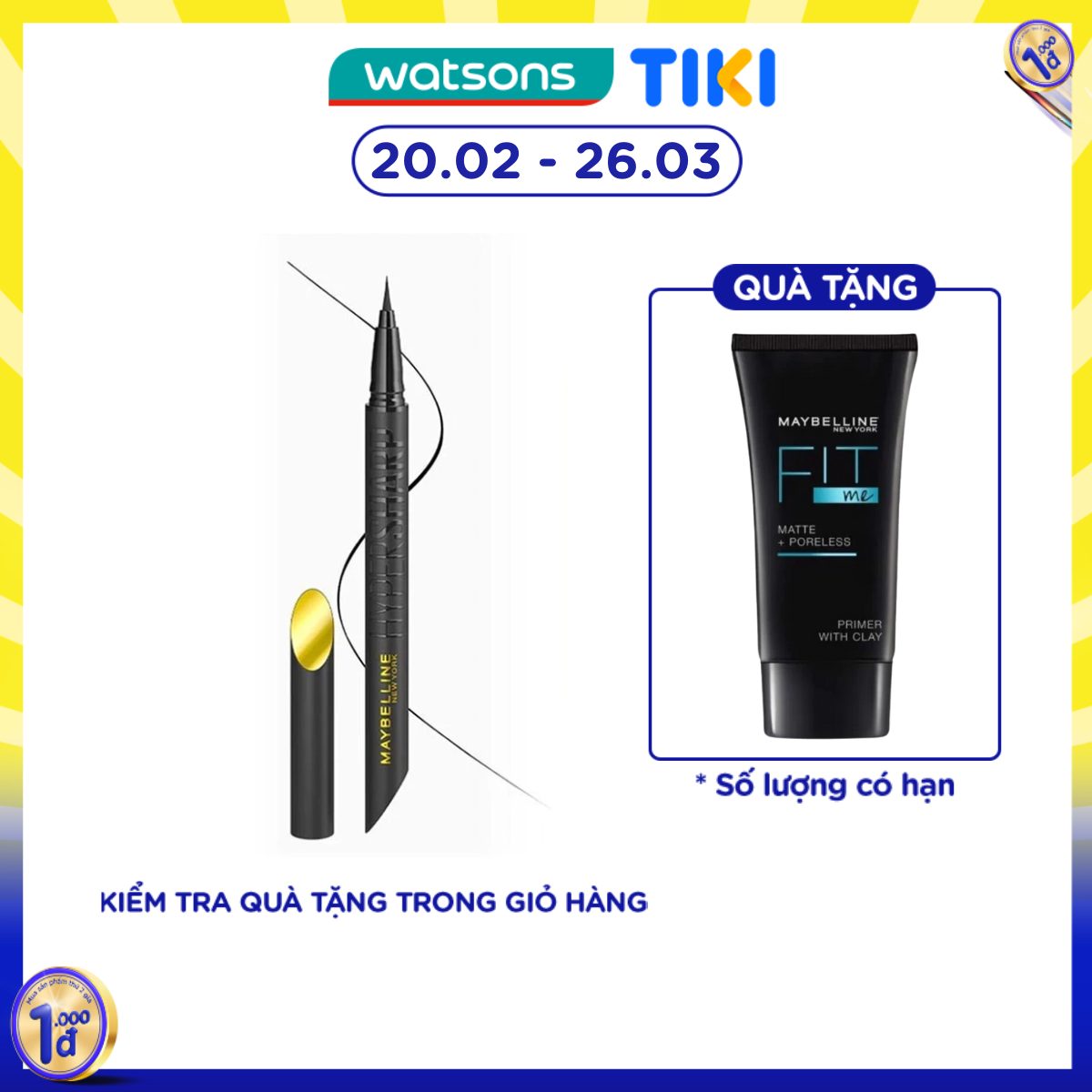 Bút Kẻ Mắt Nước Maybelline New York Hyper Sharp Extreme Liner 0.4g