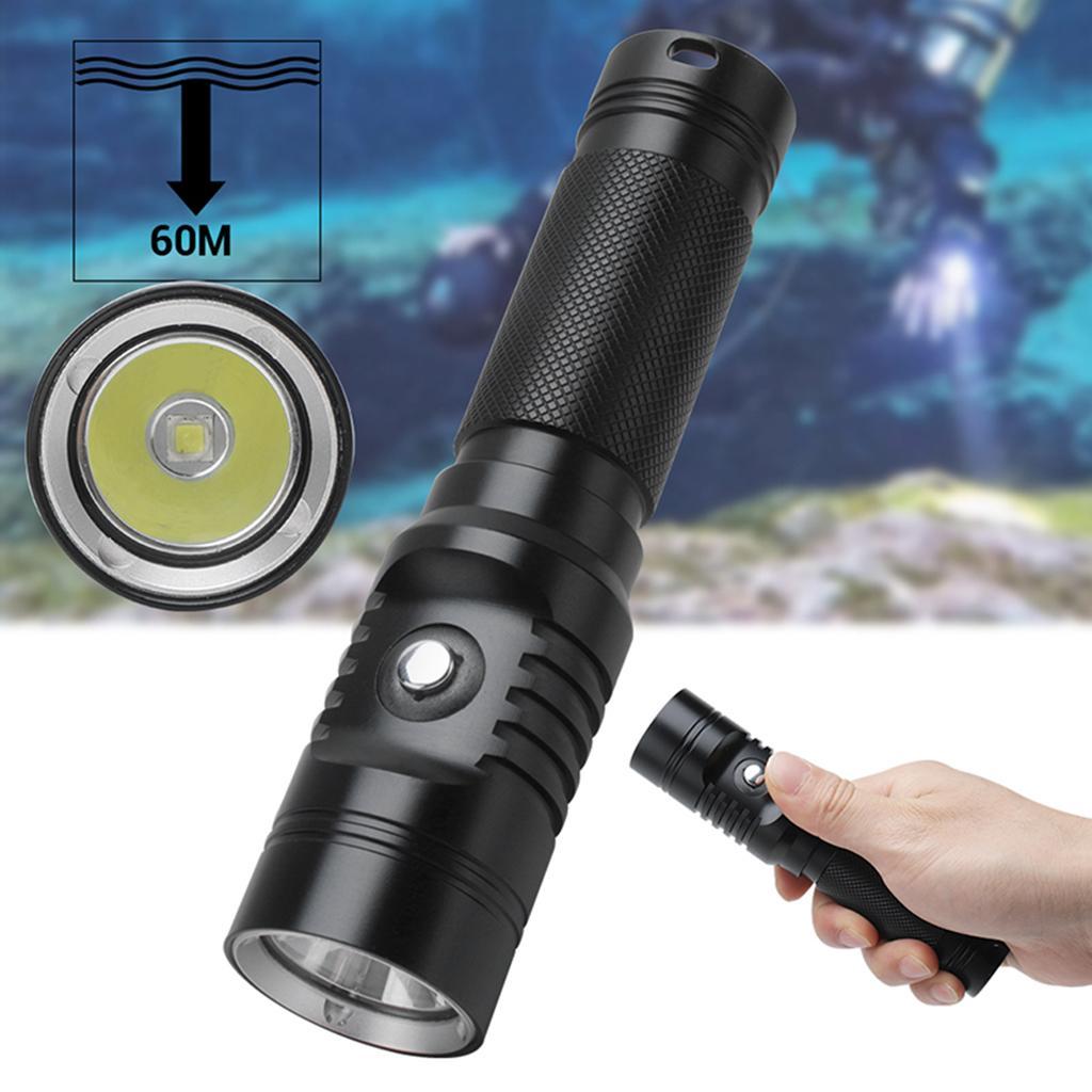 Underwater Diving lighting led Waterproof Diving Torch Flashlight