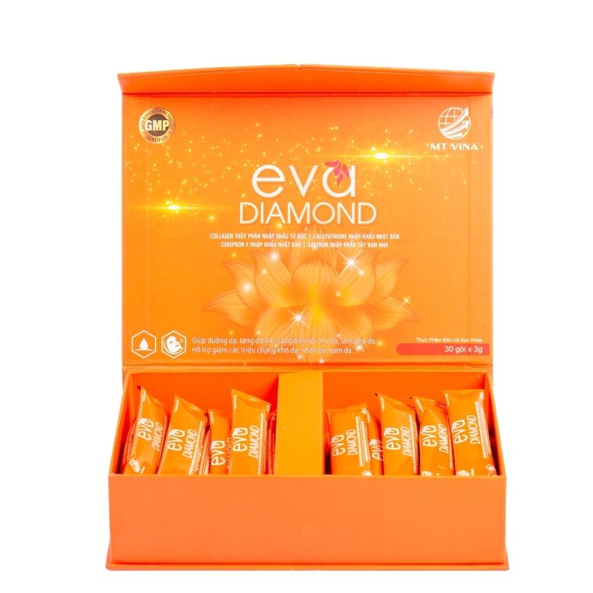 { combo 10 ] Eva Diamond Thải Độc Đẹp Da cân bằng nội tiết giảm tình trạng nóng trong bốc hỏa da khô sạm
