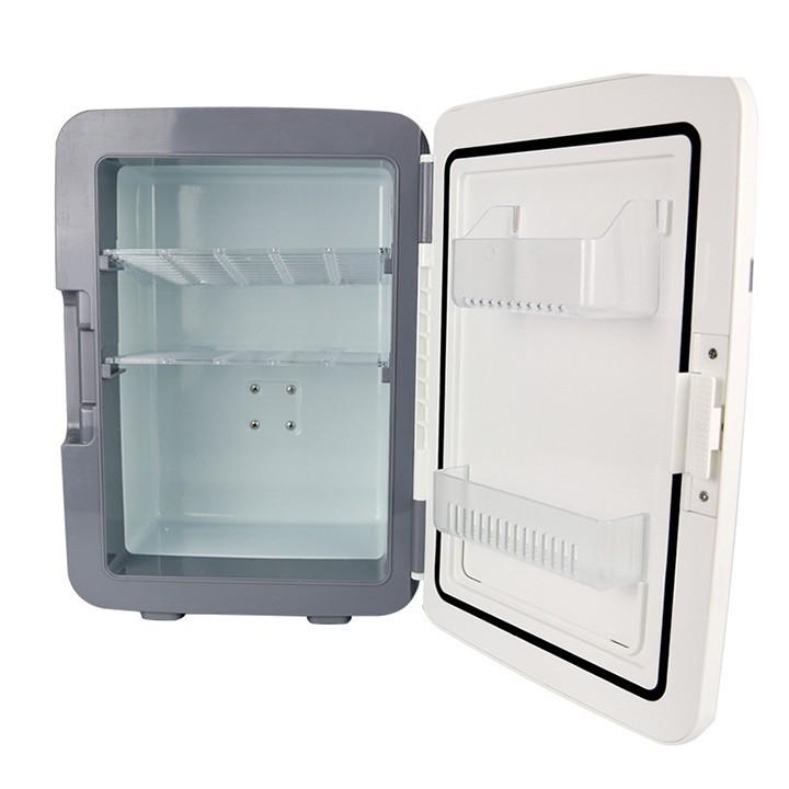 Tủ lạnh mini 10L quai xách ABS có quai xách tay 12v và 220v - AsiaMart