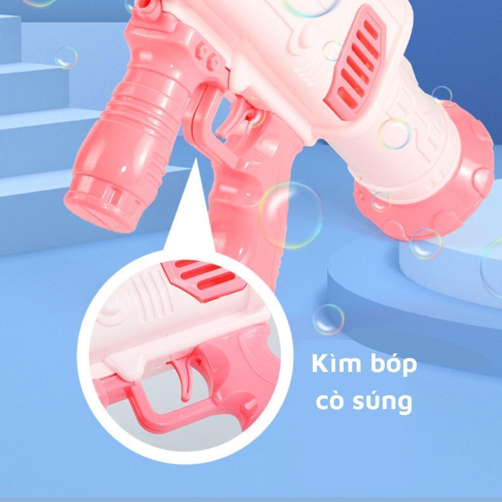 Combo 2 Đồ Chơi Bắn Bong Bóng 32 Nòng Vui Nhộn Kèm Lọ Xà Phòng