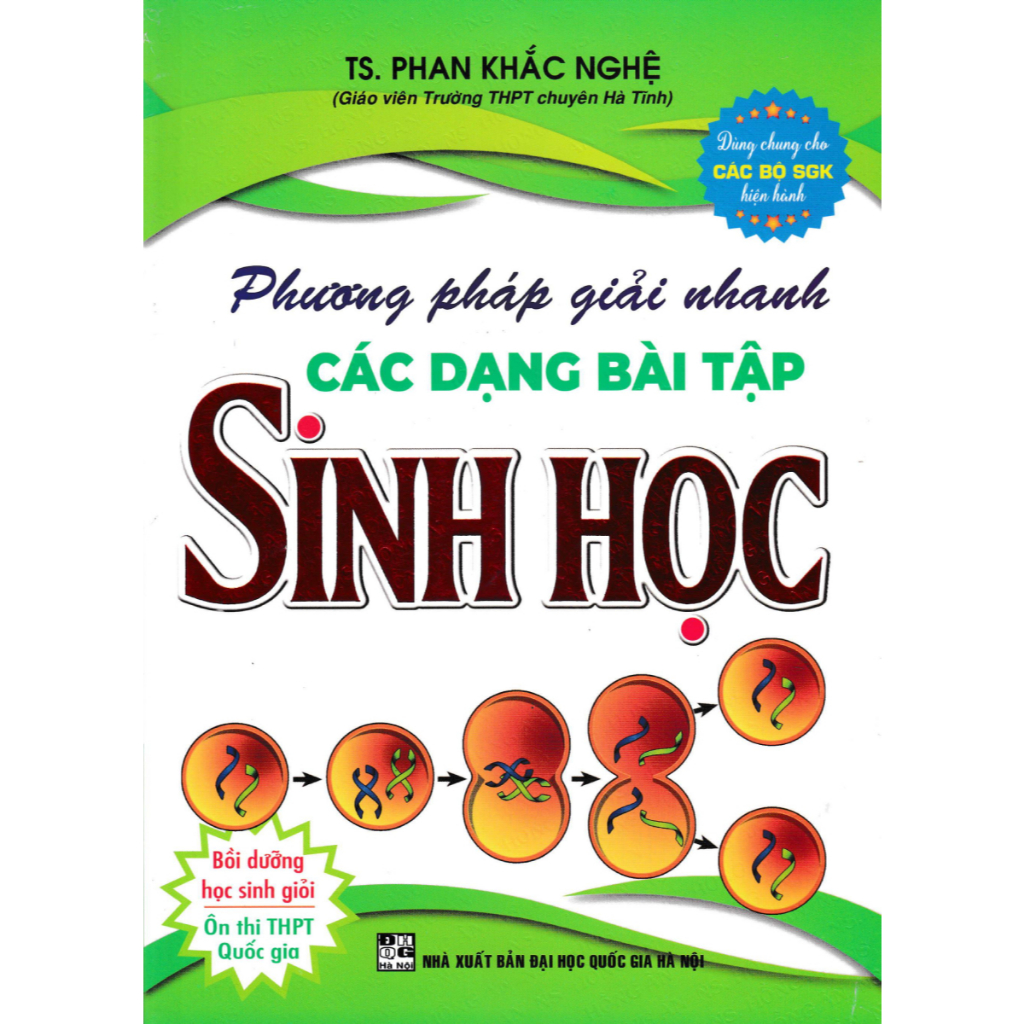 Sách Tham Khảo - Combo Sinh Học Của Tác Giả Phan Khắc Nghệ (Bộ 8 Cuốn)