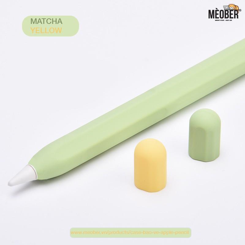 Case bảo vệ dành cho Apple Pencil thế hệ 1 và 2, chất liệu silicon cao cấp, ốp cover Apple Pencil Pastel