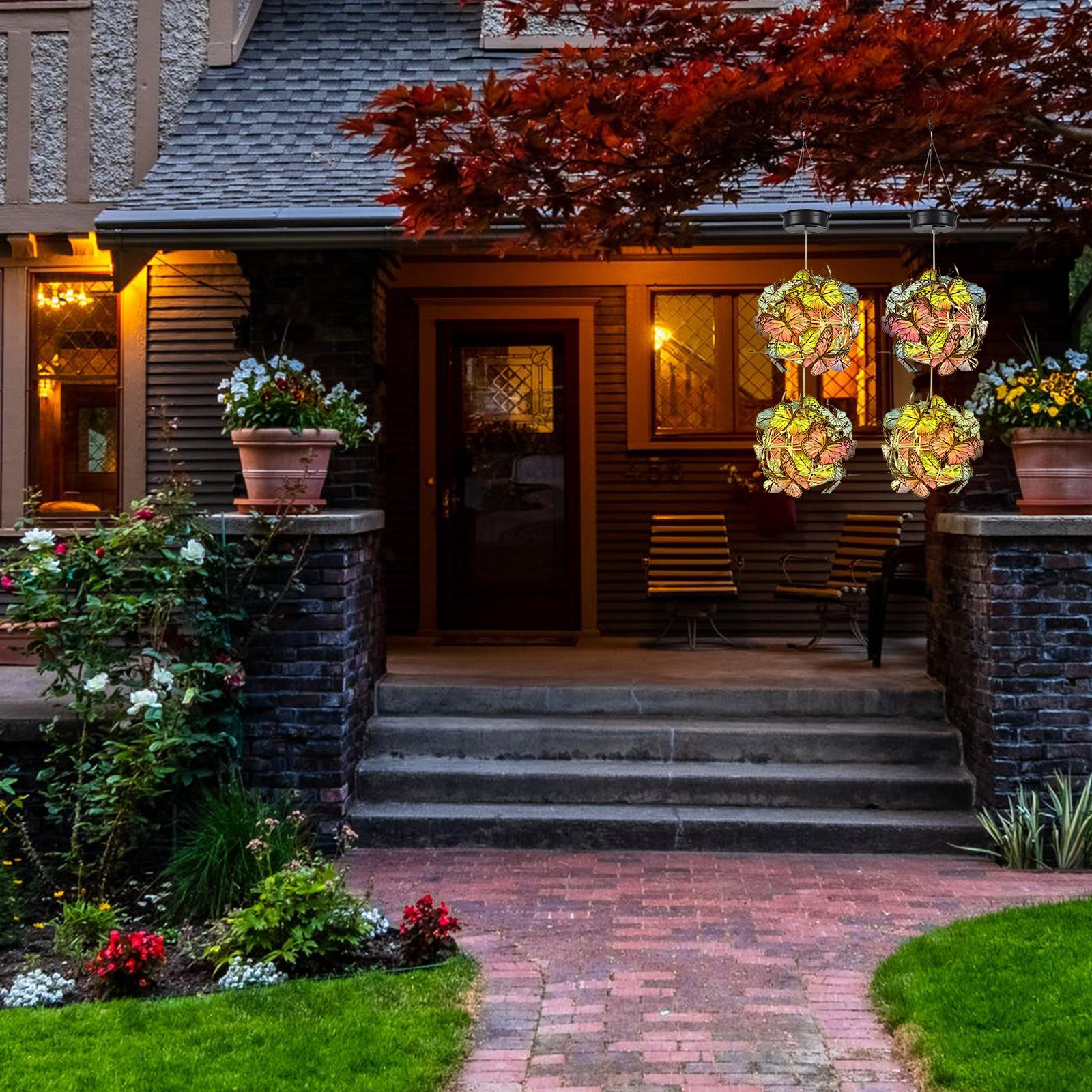 Đèn Lồng Treo Led Trang Trí Thay Đổi 7 Màu