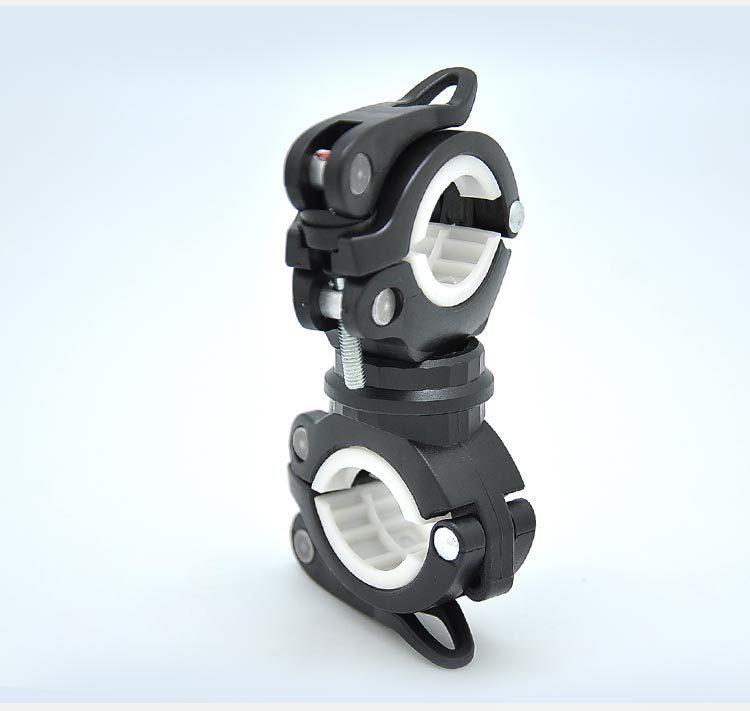 360 ° Đèn pin LED dành cho xe đạp Đèn pin gắn trên xe đạp Giá đỡ đèn kẹp Đèn pin đi xe đạp kẹp đèn pha Giá đỡ đèn phụ kiện thiết bị đi xe