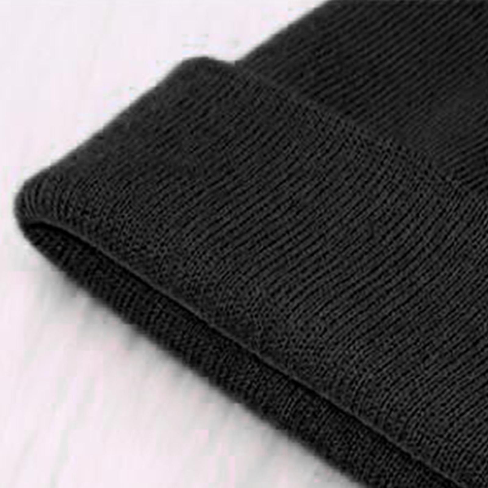 Women Men Warm Hat Winter Knitted Skull Cap Ski Beanie Cap Head Wrap