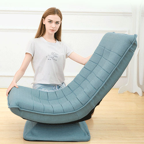 Ghế sofa mặt trăng thư giãn phong cách châu âu đệm êm xoay 360