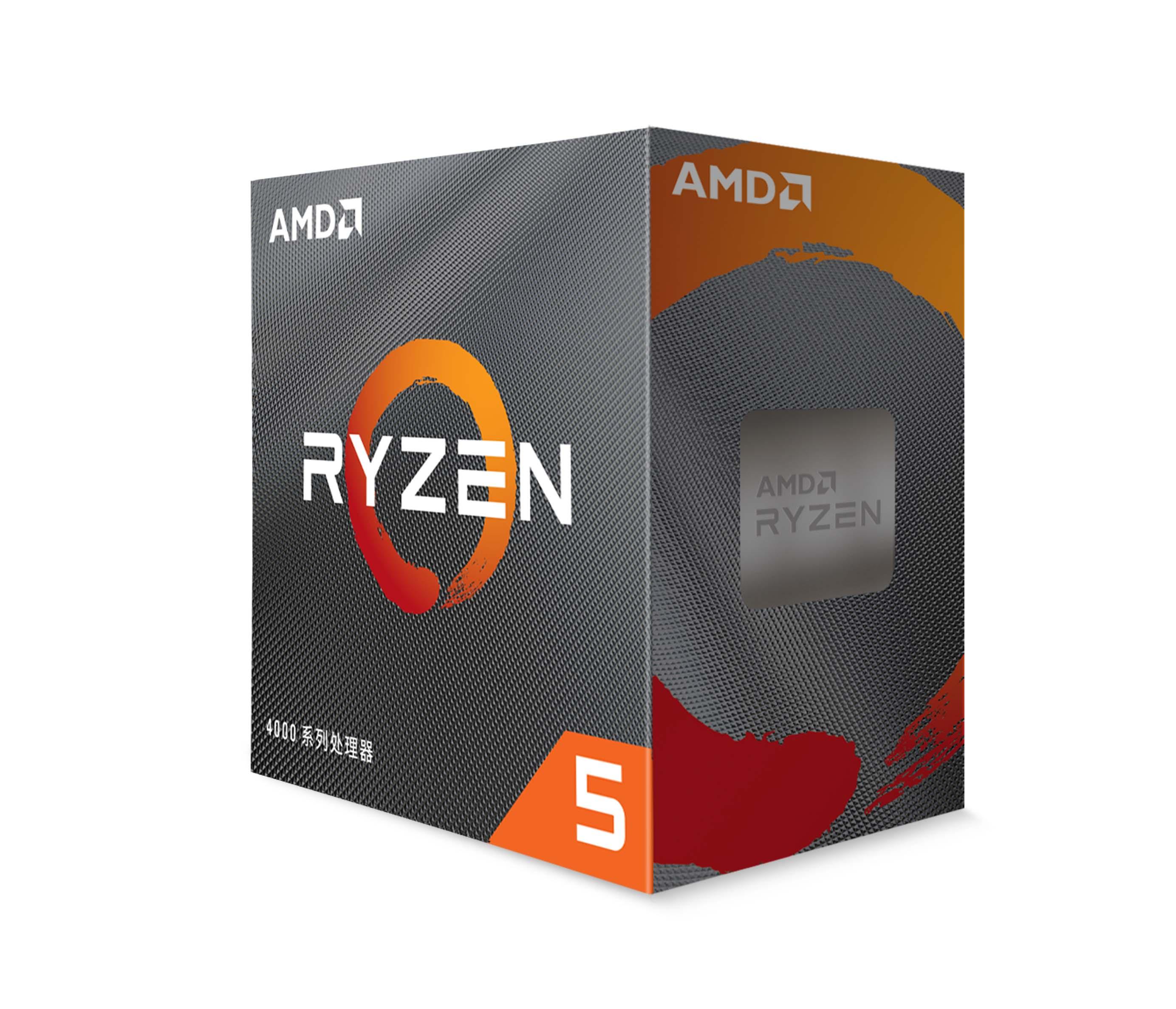 Bộ xử lý CPU AMD Ryzen 5 4500 R5 4500 3.6 GHz 6 nhân 12 luồng 7NM L3=8M 100-000000644 Ổ cắm AM4 Kín và đi kèm với quạt