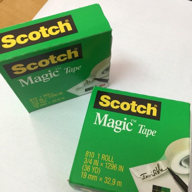 Băng keo dán tiền và hồ sơ 3M 810 Scotch Magic 19mm x 32.9m
