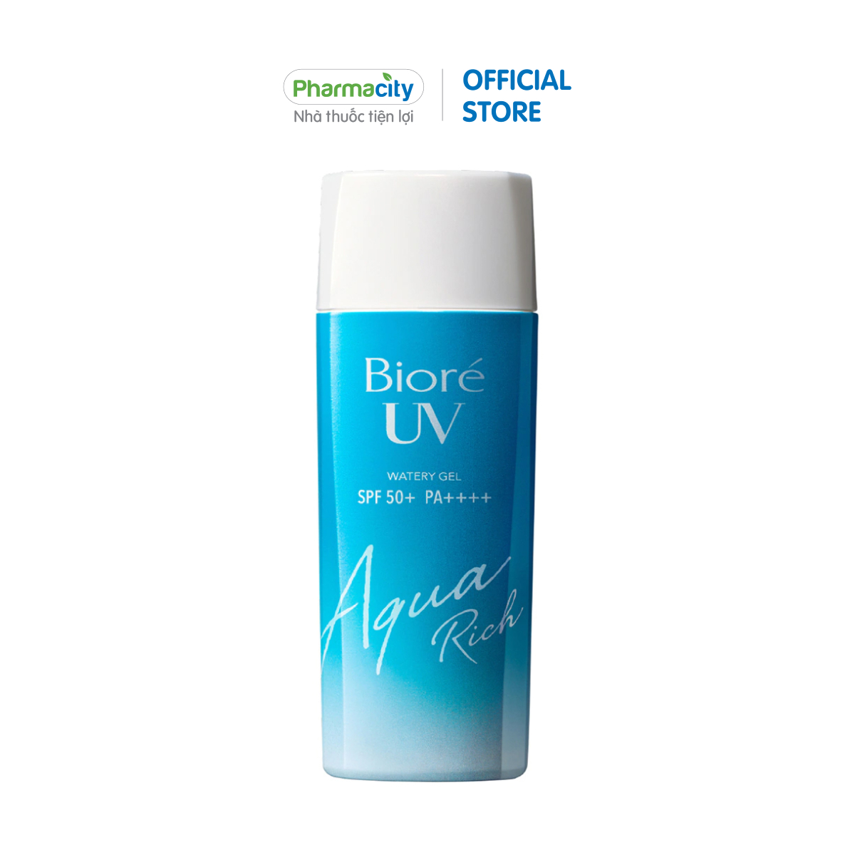 Gel chống nắng Bioré UV Aqua Rich Watery Gel SPF 50+ PA++++ dưỡng ẩm, không nhờn rít (90ml)