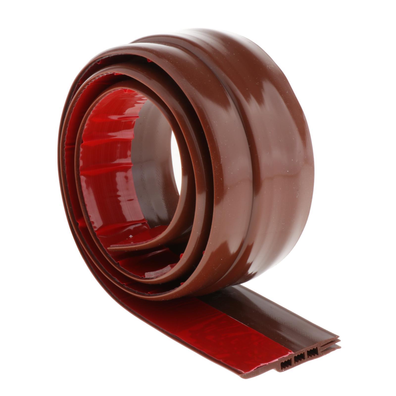 Adhesive Weather  Under Door Draft Stopper Brown 50mm