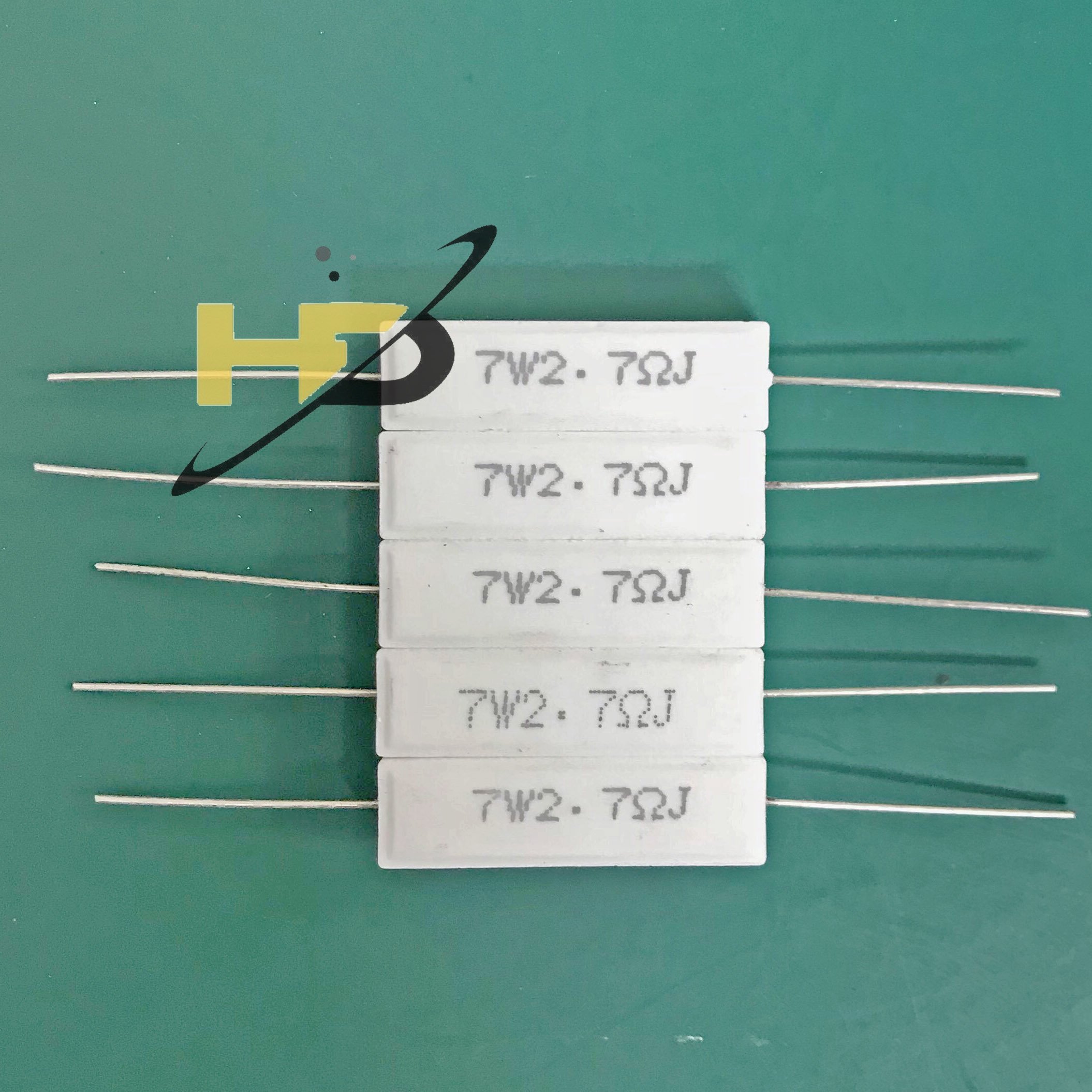 Bộ 10 Chiếc Điện Trở Công Suất 7W 2.7R 5% Chân Đồng